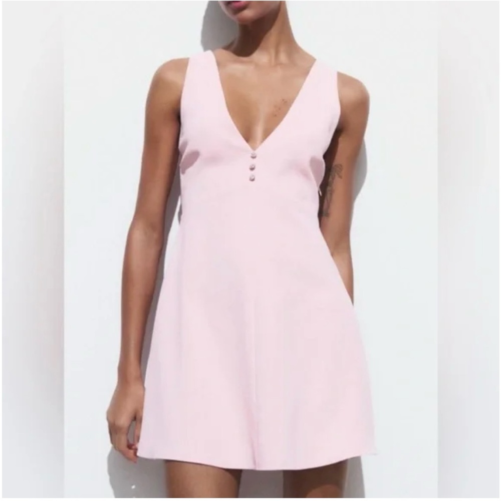 PINK MINI DRESS ZARA
